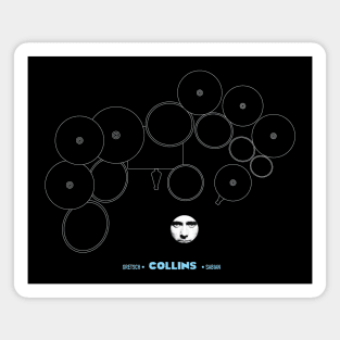 Legendary Drummers - Phil Collins Magnet